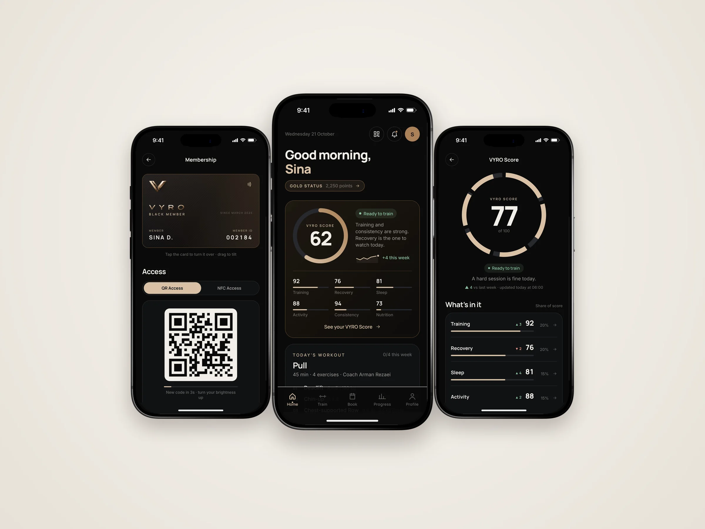 VYRO — a gym’s own app
